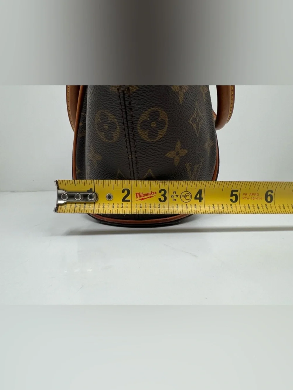 Louis Vuitton Ellipse Satchel PM Brown Leather/Canvas